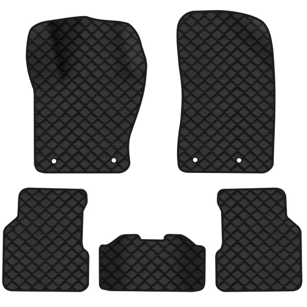 Фото - Килимки з екошкіри в салон авто EVAtech для Compass Jeep 2017 2 покоління SUV USA (JP12618CD5OU4BBB)