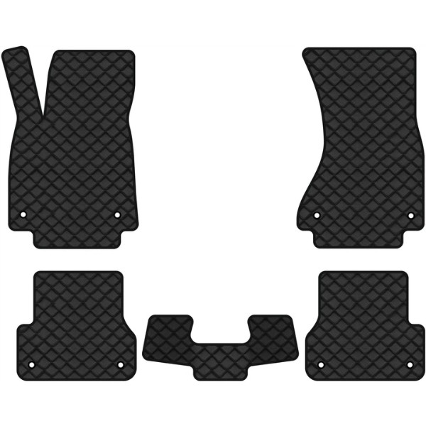 Фото - Коврики из экокожи в салон авто EVAtech ECO для A6 (C7) Audi 2011-2017 4 поколение Sedan USA AU33462C5AV8BBB