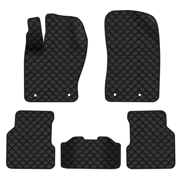 Фото - Килимки з екошкіри в салон авто EVAtech для Compass Jeep 2017 2 покоління SUV USA (JP12618C5OU4BBB)