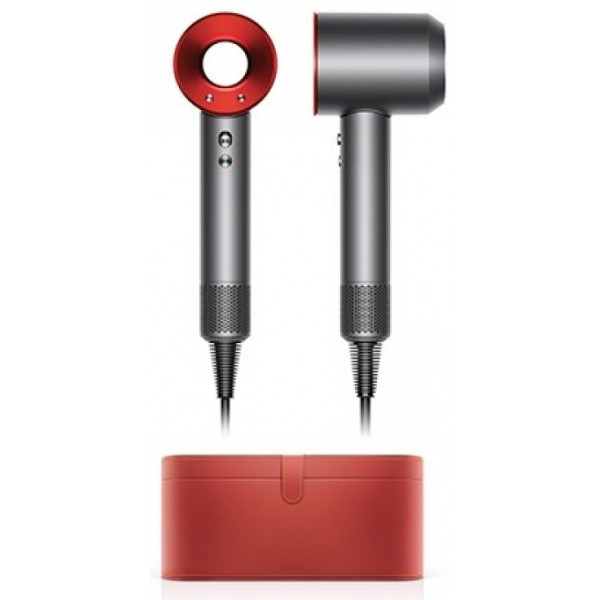 Фото - Фен Dyson HD01 Supersonic (красный) в красном чехле