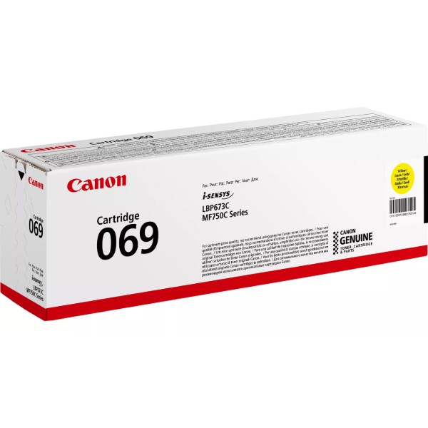 Фото - Картридж для лазерных принтеров/МФУ Canon 069 MF752Cdw/MF754Cdw/LBP673Cdw Yellow (5091C002)