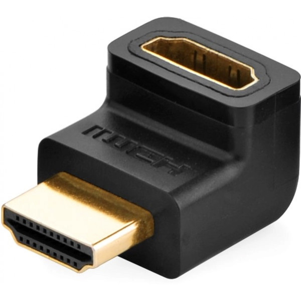 Фото - Перехідник HDMI UGREEN HD112 HDMI Male to Female Adapter Black (20110)