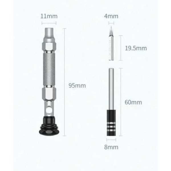Фото - Набір інструментів UGREEN CM372 38-in-1 Aluminum Alloy Screwdriver Set (80459)