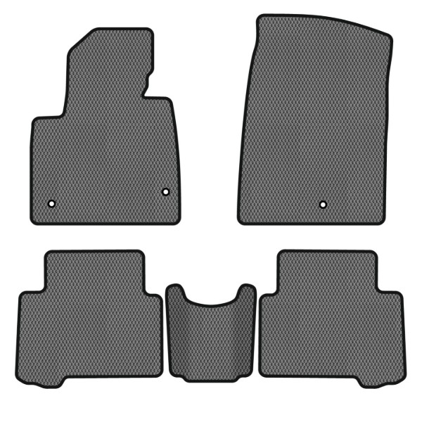 Фото - EVA коврики в салон авто EVAtech для Santa FE (DM) 7 seats Hyundai 2012-2017 3 поколение SUV USA HY34472CB5LA3RGB