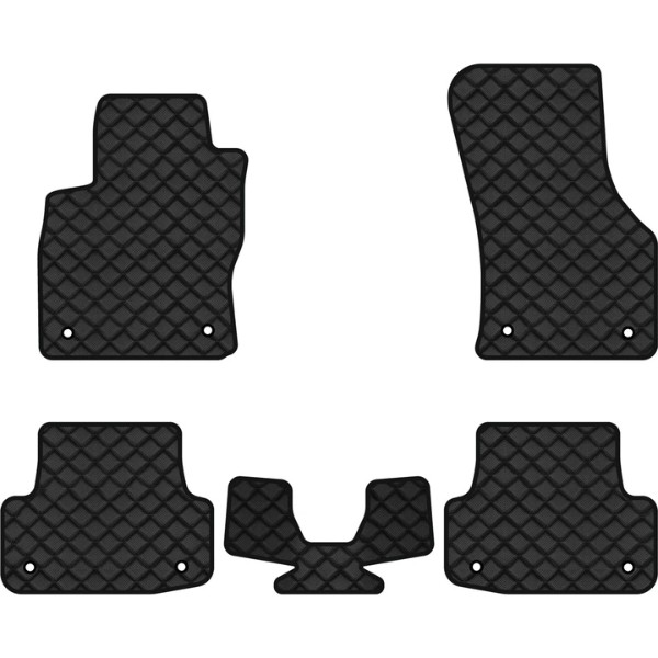 Фото - Коврики из экокожи в салон авто EVAtech ECO для A3 (8V) Audi 2012-2020 3 поколение Sedan USA AU33258CS5AV8BBB