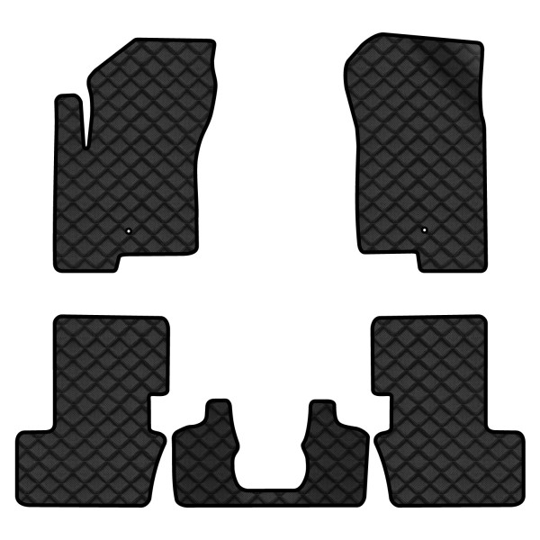 Фото - Килимки з екошкіри в салон авто EVAtech для Compass Restyling Jeep 2011-2016 1 покоління SUV USA (JP1781C5LA2BBB)