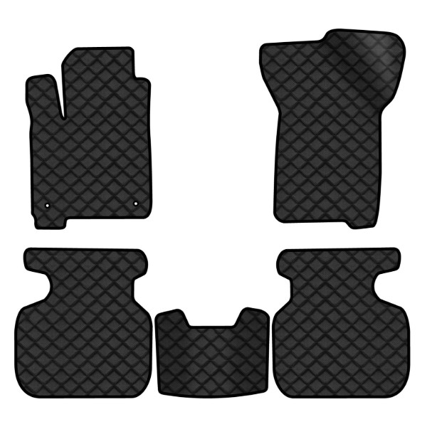 Фото - Коврики из экокожи в салон авто EVAtech ECO для Journey (2 clips) 7 seats Dodge 2007-2020 1 поколение SUV EU DE13387C5LA2BBB