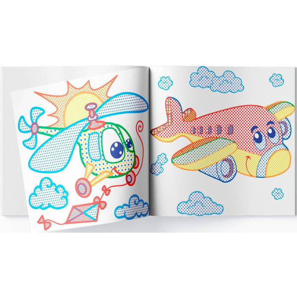 Фото - Розмальовки Crystal Book водяні з кольоровим контуром. Плаваємо й літаємо (9789669873149)