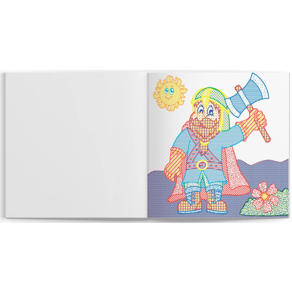 Фото - Розмальовки Crystal Book водяні з кольоровим контуром. Улюблені герої (9789669873163)