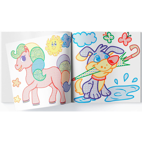 Фото - Раскраски Crystal Book водяные с цветным контуром. Домашние животные (9789669873040)