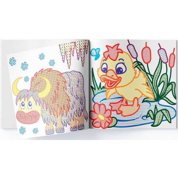 Фото - Раскраски Crystal Book водяные с цветным контуром. Домашние животные (9789669873040)