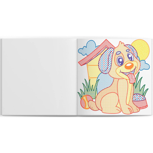 Фото - Раскраски Crystal Book водяные с цветным контуром. Домашние животные (9789669873040)