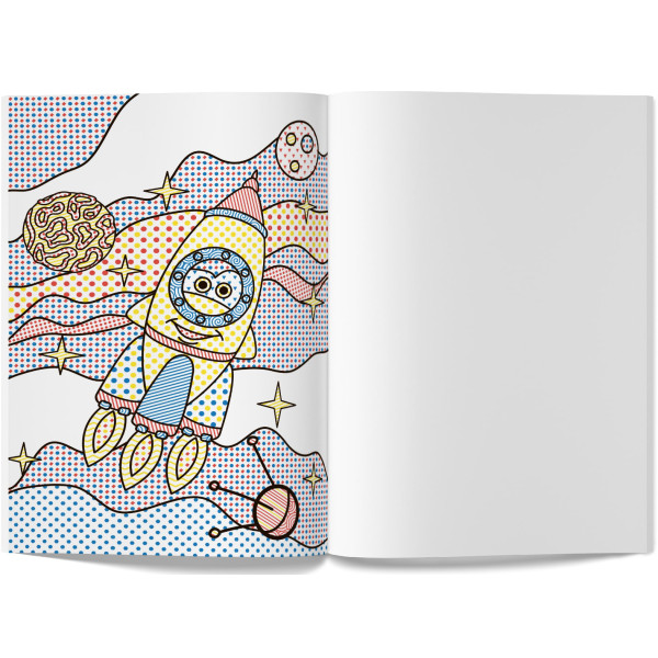 Фото - Розмальовки Crystal Book чарівні водяні. Космос (9789669874917)