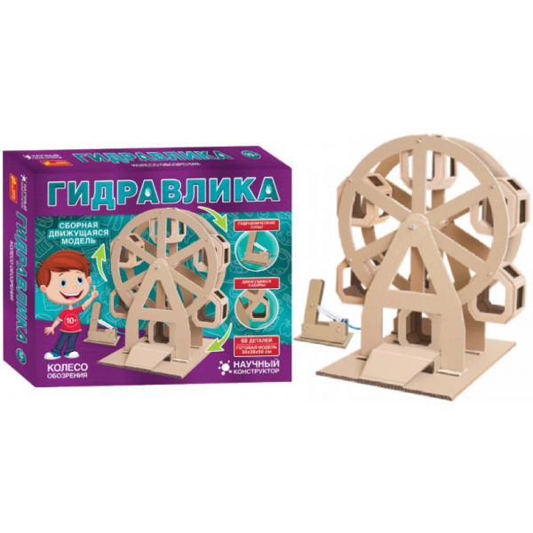 Фото - Конструктор з природних матеріалів Ranok-Creative Конструктор.Колесо огляду.Гідравліка, рус. (301193)