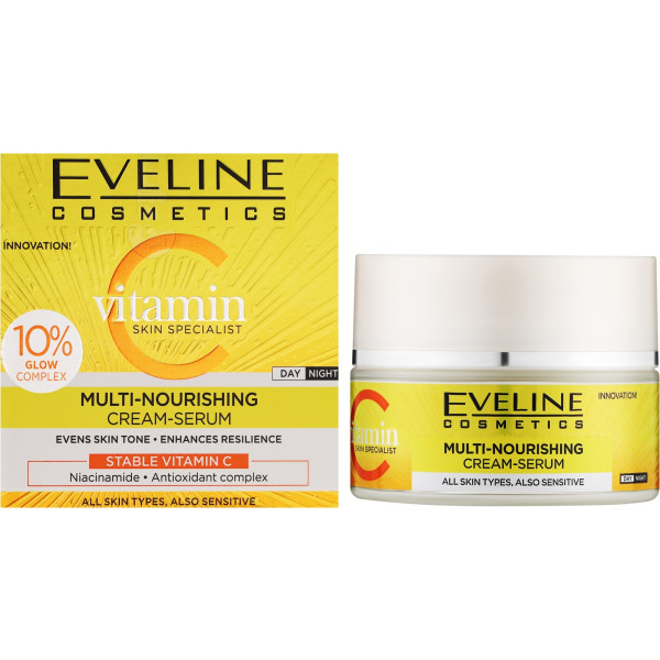 Фото - Крем для лица EVELINE сыворотка мультипитательная Vitamin C 50 мл (5903416070436)