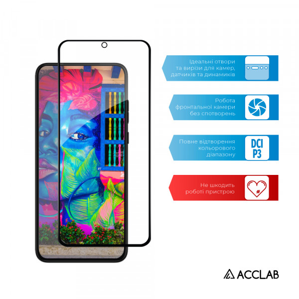 Фото - Захисне скло для смартфону ACCLAB Full Glue for Moto Edge 30 Neo
Black (1283126546679)