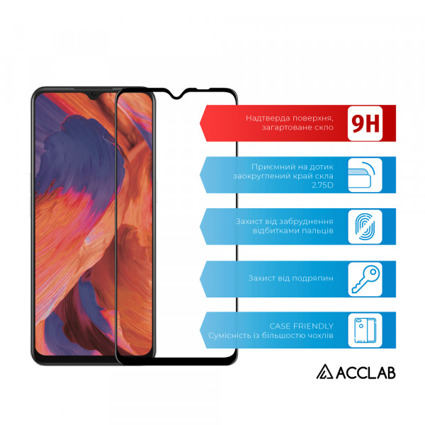 Фото - Захисне скло для смартфону ACCLAB Full Glue for Oppo A73 (1283126516344)