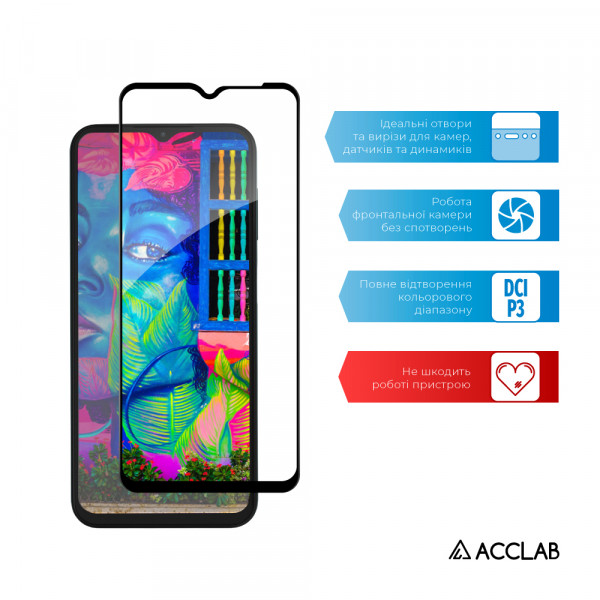 Фото - Захисне скло для смартфону ACCLAB Full Glue for Samsung M13 (1283126544927)