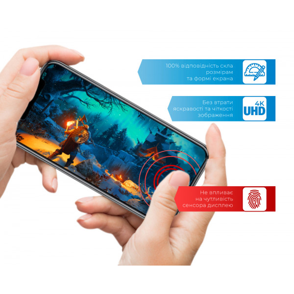 Фото - Захисне скло для смартфону ACCLAB Full Glue for Tecno Spark 6 Go (1283126520976)