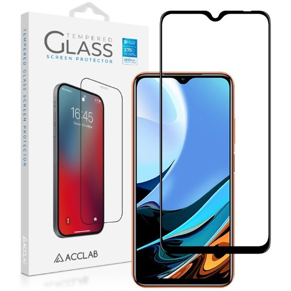 Фото - Защитное стекло для смартфона ACCLAB Full Glue for Xiaomi Redmi 9T Black (1283126510564)