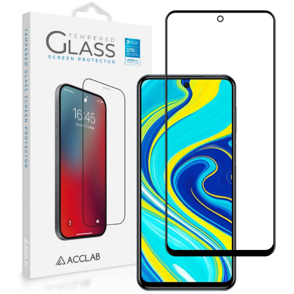 Фото - Защитное стекло для смартфона ACCLAB Full Glue for Xiaomi Redmi Note 9S Black (1283126508806)