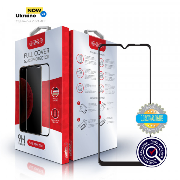 Фото - Захисне скло для смартфону Intaleo Full Glue for Samsung A32 
Black (1283126510410)