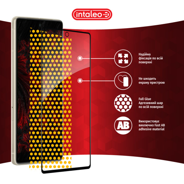 Фото - Защитное стекло для смартфона Intaleo Full Glue for Google Pixel 7 Black (1283126560019)