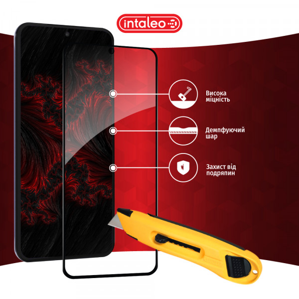 Фото - Захисне скло для смартфону Intaleo Full Glue for Moto Edge 30 Neo 
Black (1283126546709)