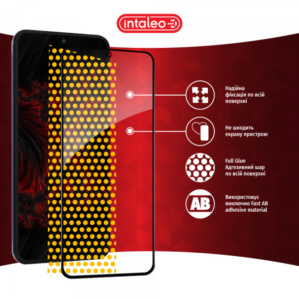 Фото - Захисне скло для смартфону Intaleo Full Glue for Moto Edge 30 Neo 
Black (1283126546709)