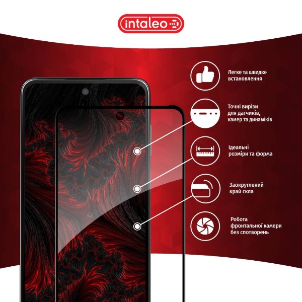 Фото - Защитное стекло для смартфона Intaleo Full Glue for MOTO G13/G23/G53 (1283126567308)