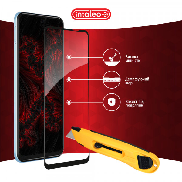 Фото - Захисне скло для смартфону Intaleo Full Glue for Moto G31/G41 
Black (1283126542787)