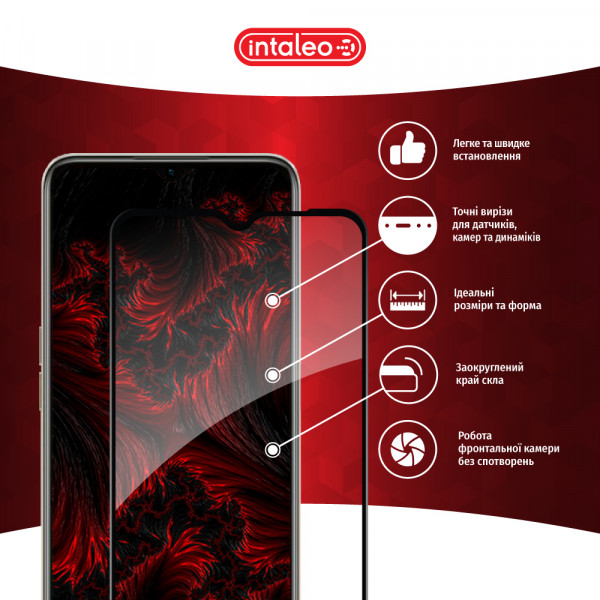 Фото - Захисне скло для смартфону Intaleo Full Glue for Realme 10 5G Black (1283126551529)