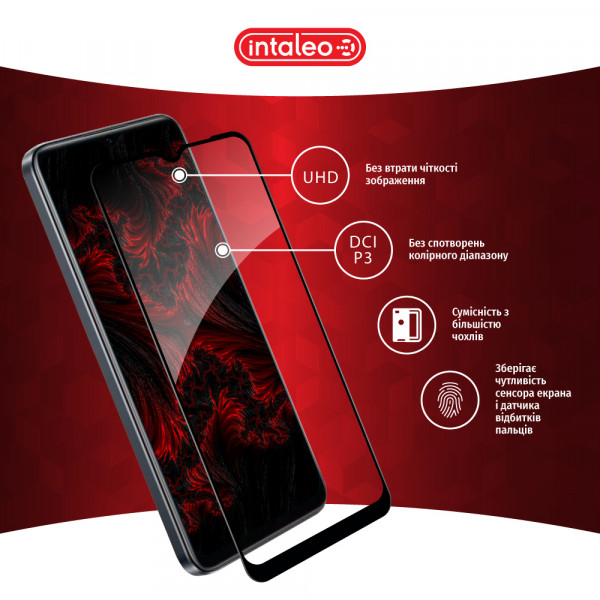 Фото - Захисне скло для смартфону Intaleo Full Glue for Realme 10 5G Black (1283126551529)