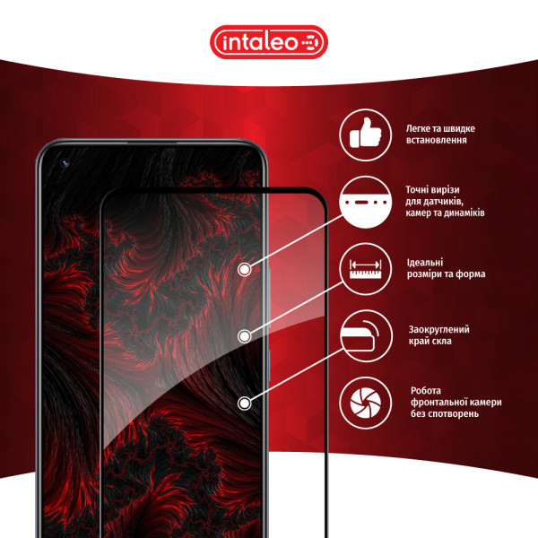 Фото - Захисне скло для смартфону Intaleo Full Glue for Realme 8 Pro (1283126523274)