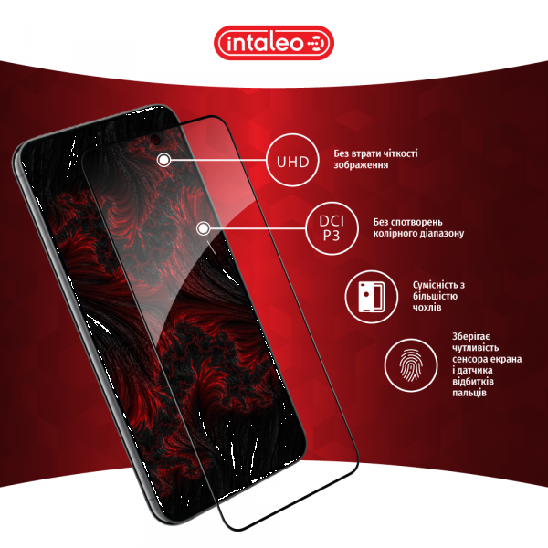 Фото - Захисне скло для смартфону Intaleo Full Glue for Samsung S23 Plus (1283126559716)