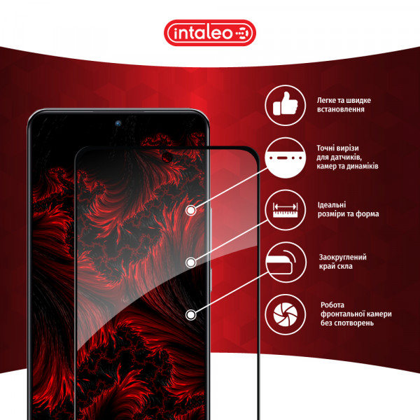 Фото - Захисне скло для смартфону Intaleo Full Glue for Xiaomi 12T/12T Pro Black (1283126546433)
