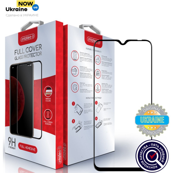 Фото - Защитное стекло для смартфона Intaleo 9H 3D for Xiaomi Poco M3 Pro Black (1283126589508)