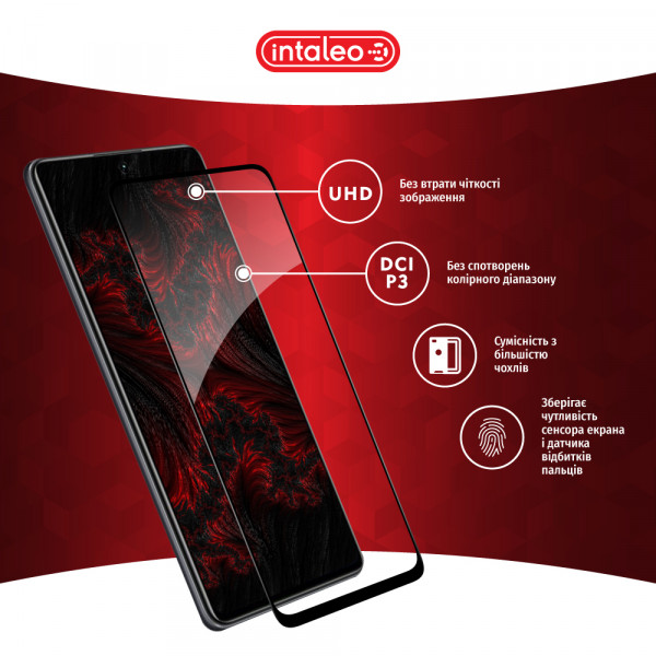 Фото - Захисне скло для смартфону Intaleo Full Glue for Xiaomi Redmi Note 11T Black (1283126518904)