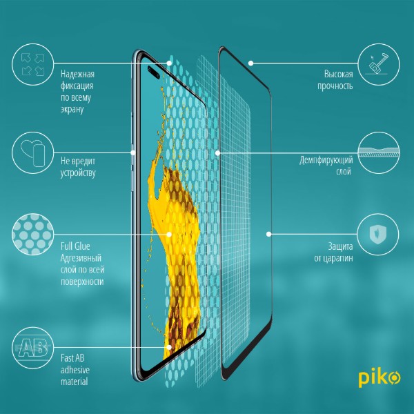 Фото - Захисне скло для смартфону Piko Full Glue for Oppo Reno 4 Lite (1283126535666)