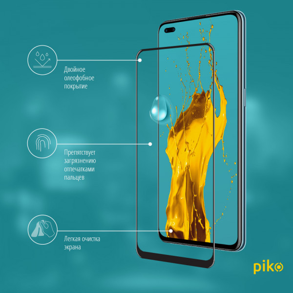 Фото - Захисне скло для смартфону Piko Full Glue for Oppo Reno 4 Lite 10в1 (1283126519659)
