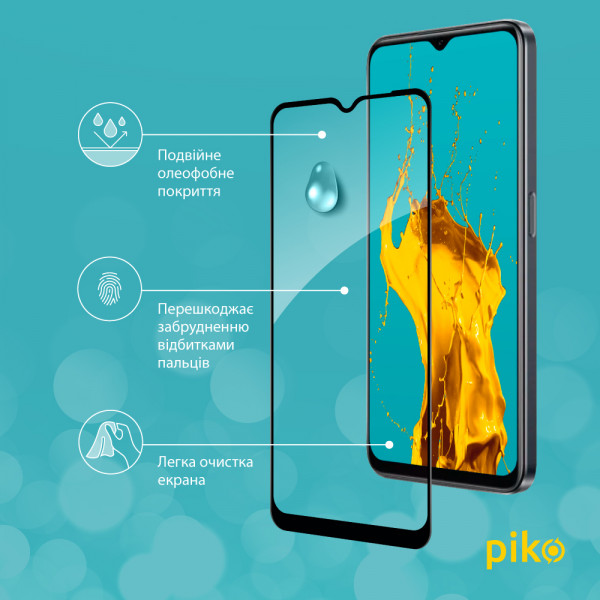 Фото - Защитное стекло для смартфона Piko Full Glue for Realme 10 5G Black (1283126551550)