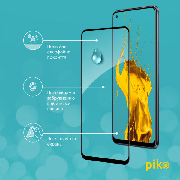 Фото - Захисне скло для смартфону Piko Full Glue for Realme 8 Pro (1283126523298)