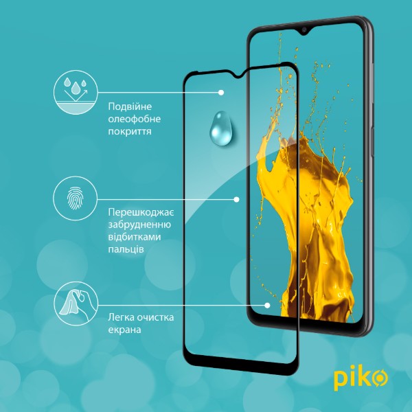 Фото - Захисне скло для смартфону Piko Full Glue for Samsung A32 5G Black (1283126549298)