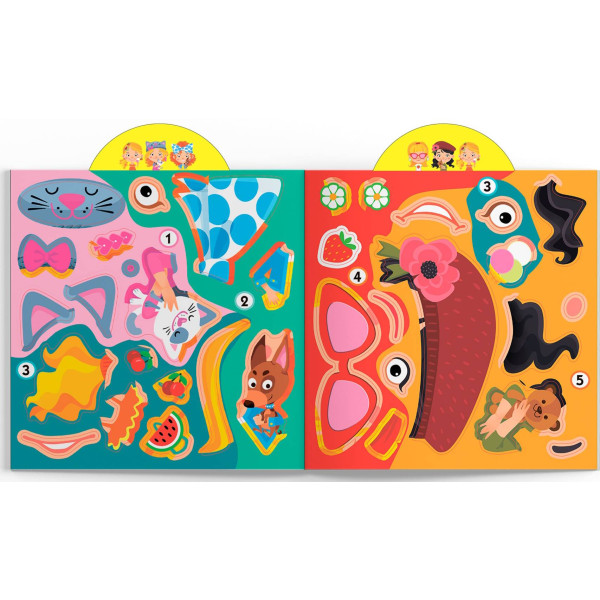 Фото -  Crystal Book Игрушка-развивайка. Модницы-подружки. 63 большие наклейки (9789669873309)