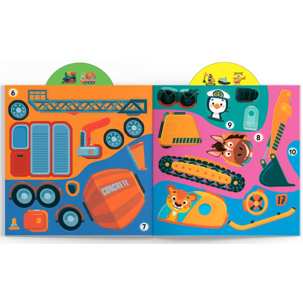 Фото -  Crystal Book Игрушка-развивайка. Техника. 63 большие наклейки (9789669874672)