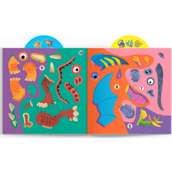 Фото -  Crystal Book Игрушка-развивайка. Динозавры. 75 больших наклейок (9789669875600)