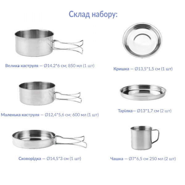 Фото - Набір посуду Gusto 124833