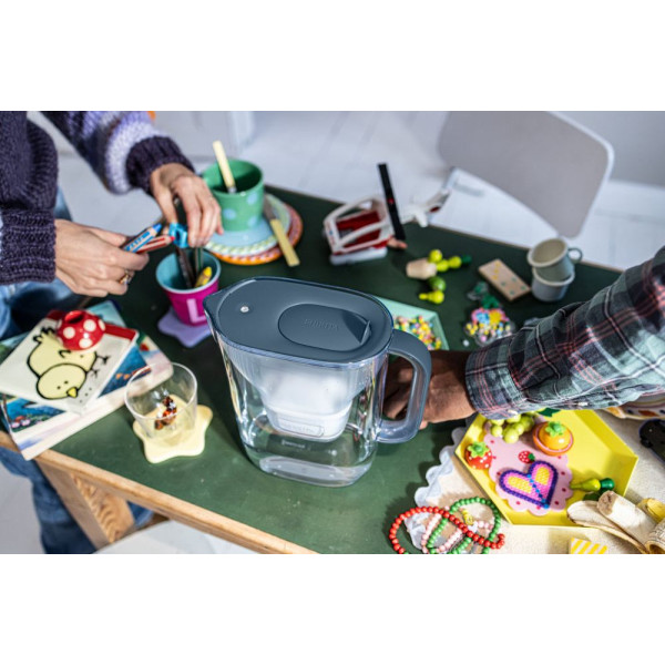 Фото - Фільтр-глечик Brita Style Essential Mxpro сіро-блакитний + 3 картриджа