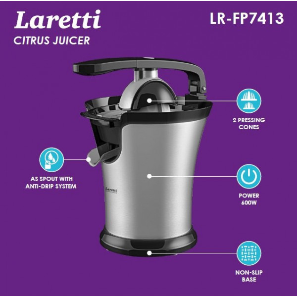 Фото - Цитрус-пресс LARETTI LR-FP7413