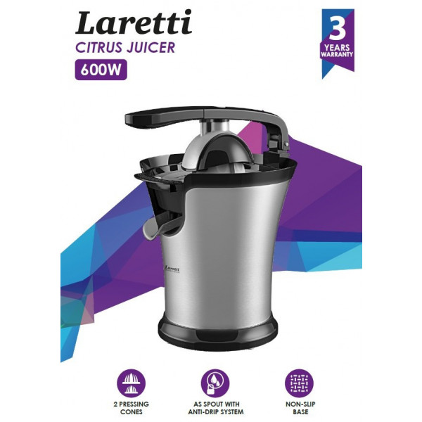 Фото - Цитрус-пресс LARETTI LR-FP7413